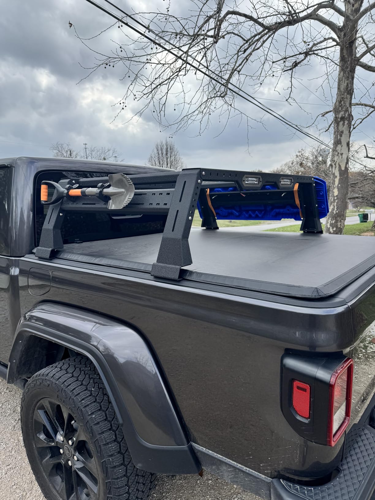Truck Bed Racks for Dodge Ram 1500,Tacoma,Tundra,Jeep Gladiator JT, Chevy Silverado,Chevrolet Colorado,Ford Ranger,Frontier,Titan,Ford F-150 & Raptor,Overland Bed Rack customer photo 2