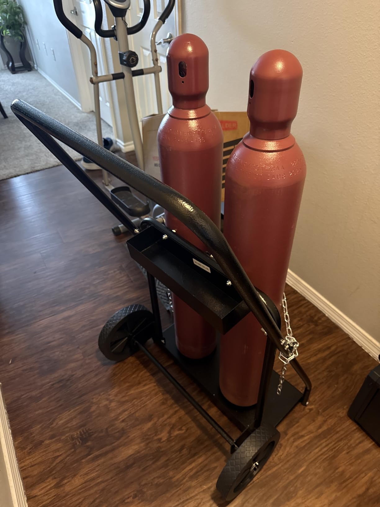 VEVOR Dual Welding Cylinders Cart Oxygen Acetylene Tank Cart Heavy Duty customer photo 2