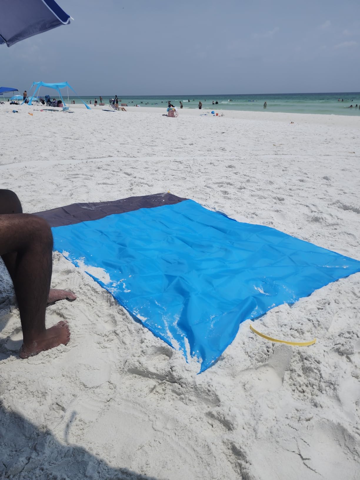 Beach Blanket Sandproof Waterproof, Beach Essentials Extra Large Beach Mat, 79