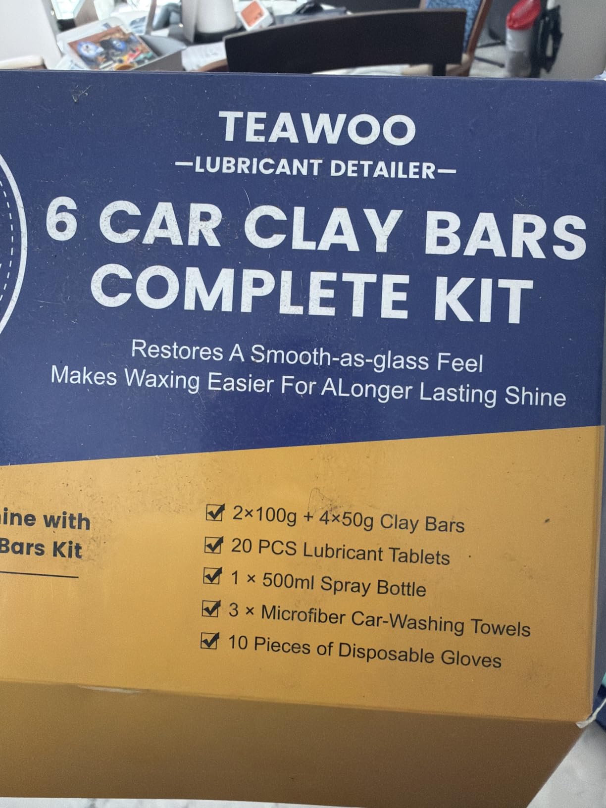 TEAWOO Clay Bar Kit, Car Detailing Kit for Car Detailing Cleaning customer photo 1