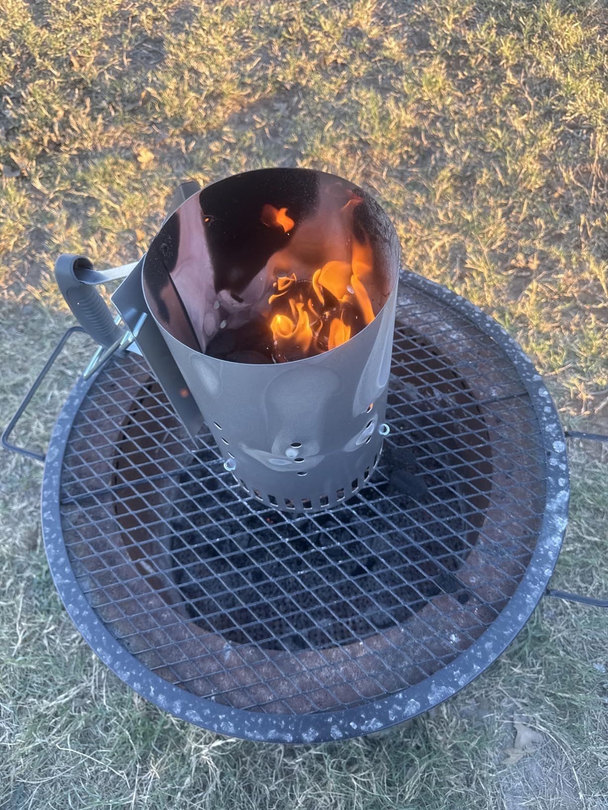 E500 Large Charcoal Chimney Starter with 60Pcs Charcoal Starter for Grill customer photo 2