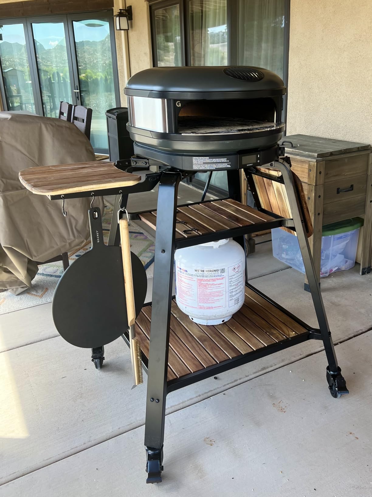 Gozney Arc Propane Outdoor Pizza Oven, Heats up to 950F - Off Black | Make 14