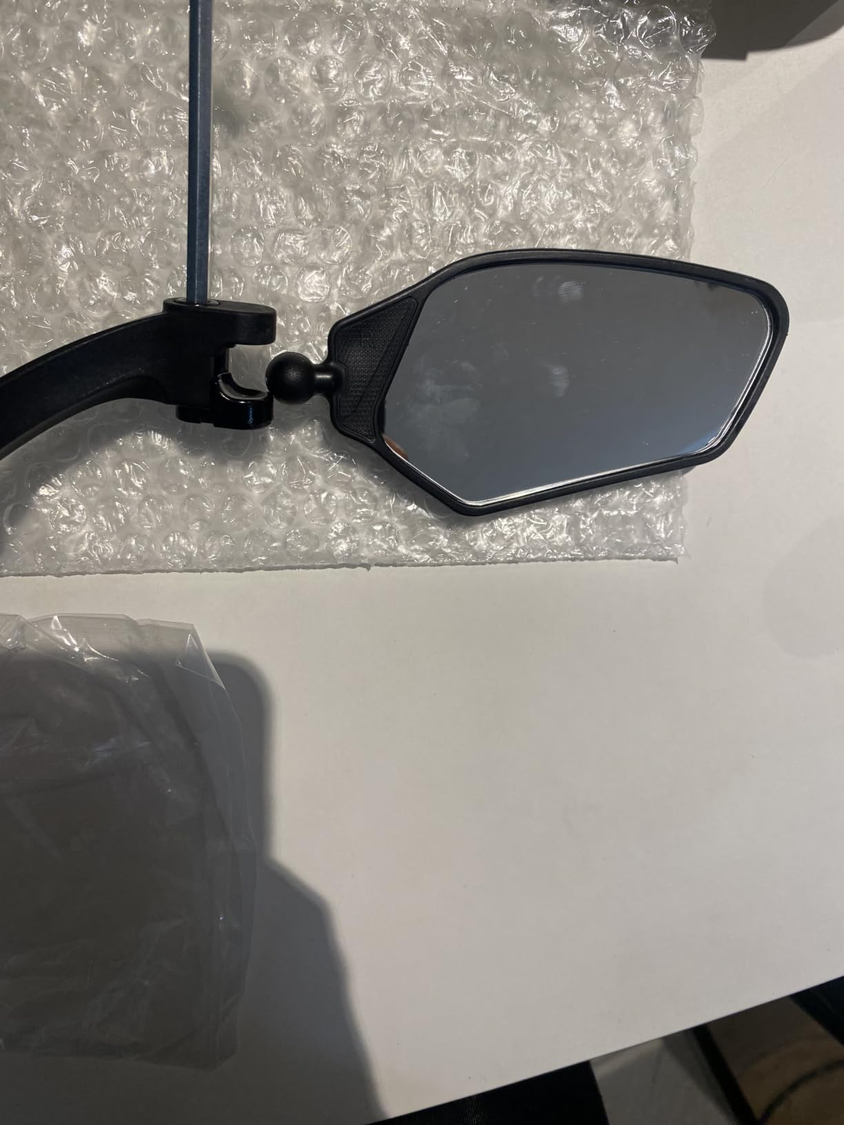 Adjustable Handlebar Bike Mirrors, Left & Right Bicycle Mirror Set | Universal Bike Mirrors, HD Shatterproof Mirror, 360° Rotatable, Compatible with MTB, E-bikes, Bicycle, Scooter (1 Pair) customer photo 2