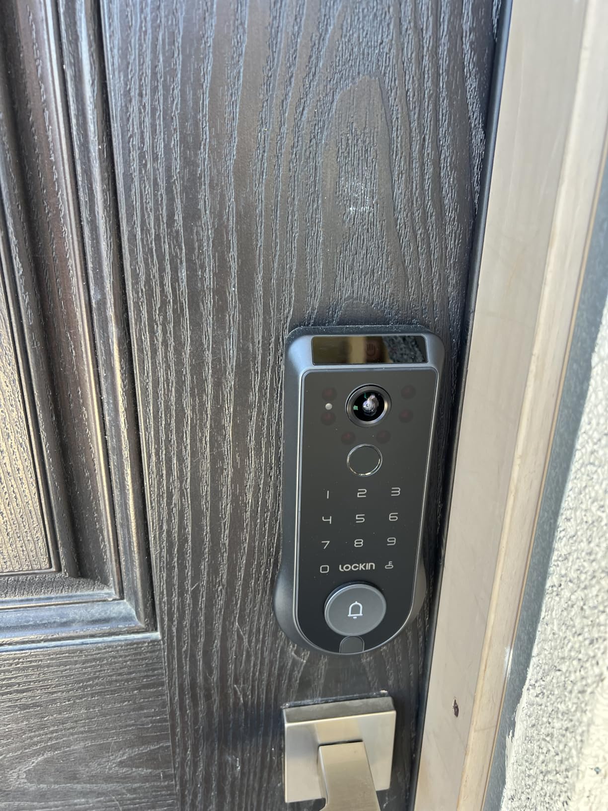 Venoris Pro, All-in-One Smart Lock for Front Door | Palm Vein and Fingerprint Keyless Entry, 2K 180° Video, WiFi, Motion Sensor, 32GB Storage, No Monthly Fee customer photo 1