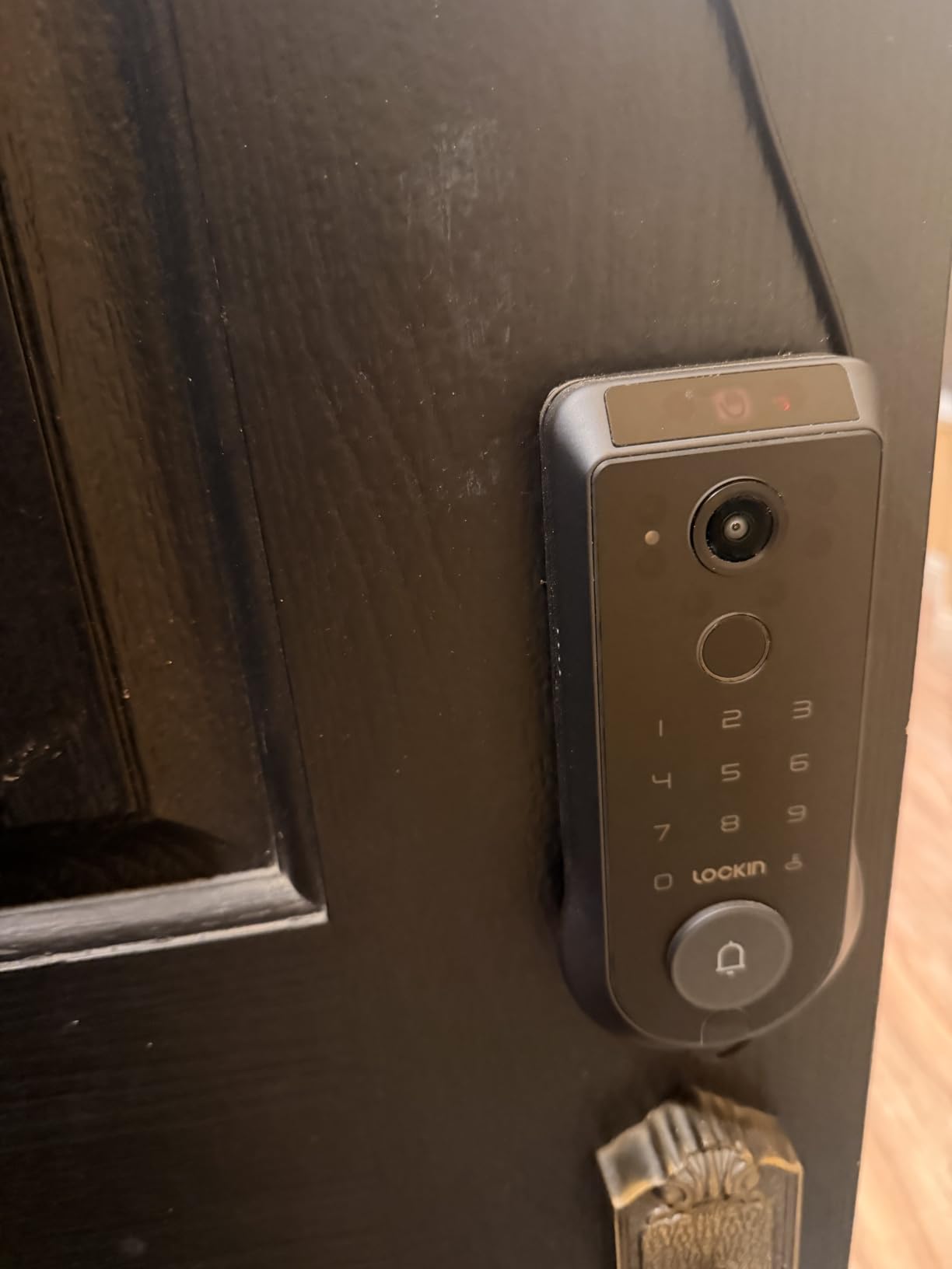 Venoris Pro, All-in-One Smart Lock for Front Door | Palm Vein and Fingerprint Keyless Entry, 2K 180° Video, WiFi, Motion Sensor, 32GB Storage, No Monthly Fee customer photo 2