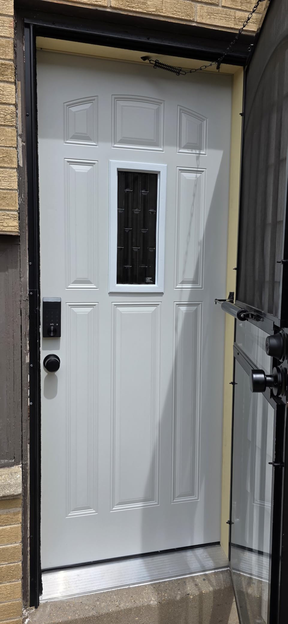 eufy Security Smart Lock FamiLock E34 with Palm Vein Recognition | ANSI/BHMA Grade 1, Auto Lock, IP65 Waterproof, Keyless Entry Door Lock for Front Door, Wi-Fi Keypad Deadbolt, No Monthly Fee customer photo 2