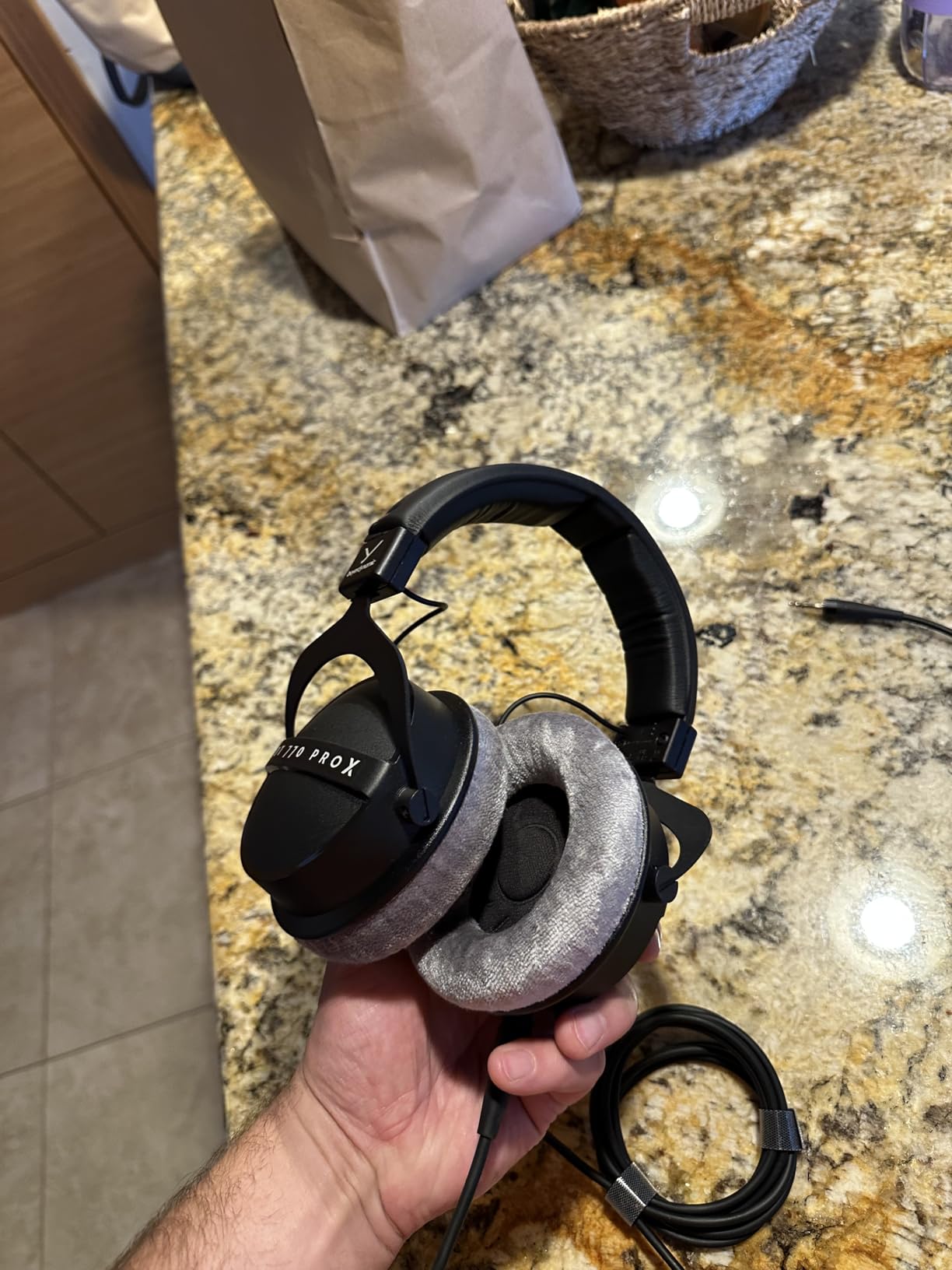 DT 770 Pro X (48 Ohm), Closed-Back Studio Headphones, Black | No amp needed, accurate studio sound without boosted bass, blocks room noise when recording, detachable cable, velour pads customer photo 1
