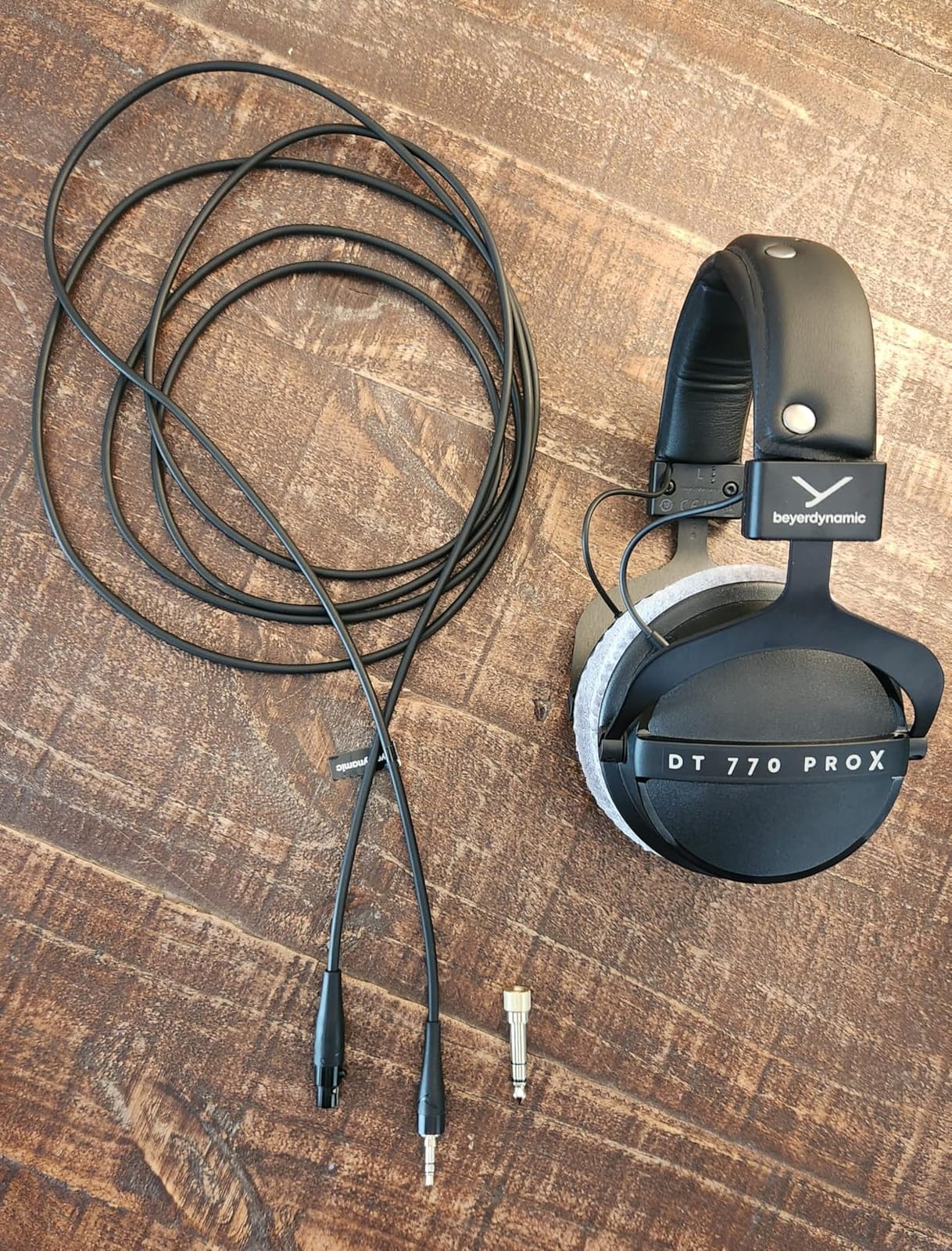 DT 770 Pro X (48 Ohm), Closed-Back Studio Headphones, Black | No amp needed, accurate studio sound without boosted bass, blocks room noise when recording, detachable cable, velour pads customer photo 2