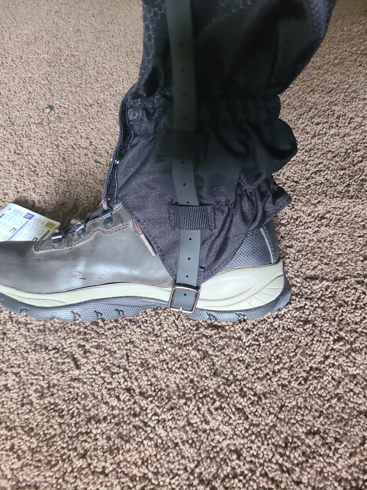 Pike Trail Adjustable Leg Gaiters - Lightweight, Waterproof - Leg Guards for Men & Women - Hiking Essentials Ideal for Hunting, Trekking & Fishing - 1 Pair customer photo 1