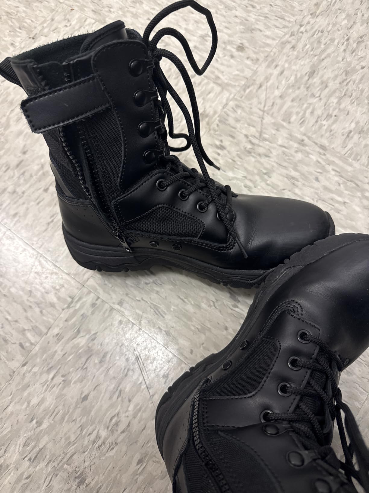 Women's Tactical Boots, Motorcycle Combat Boots for Women customer photo 2