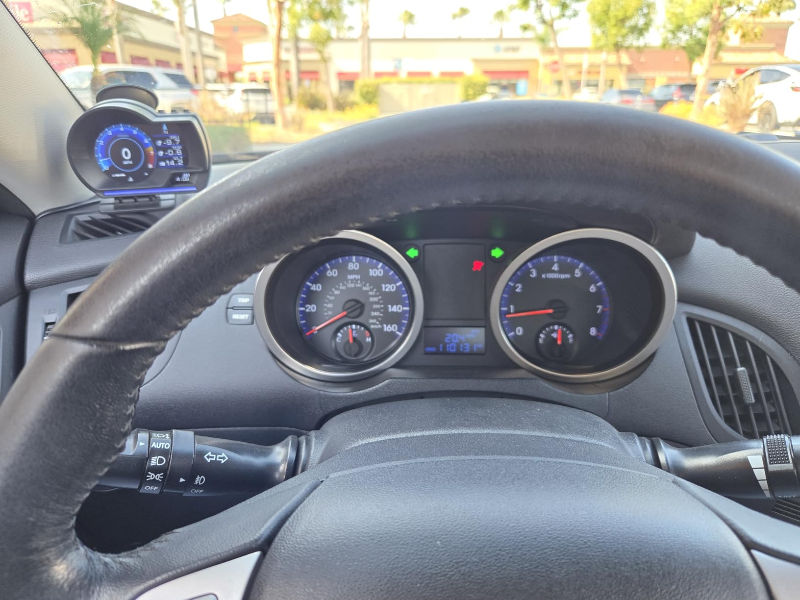 MH Head Up Display for Car, OBD2+GPS Dual System, OBD2 Gauge Display, GPS Speedometer, Tachometer, Water Temp, Volt, Overspeed Alarm Fault Diagnosis customer photo 1