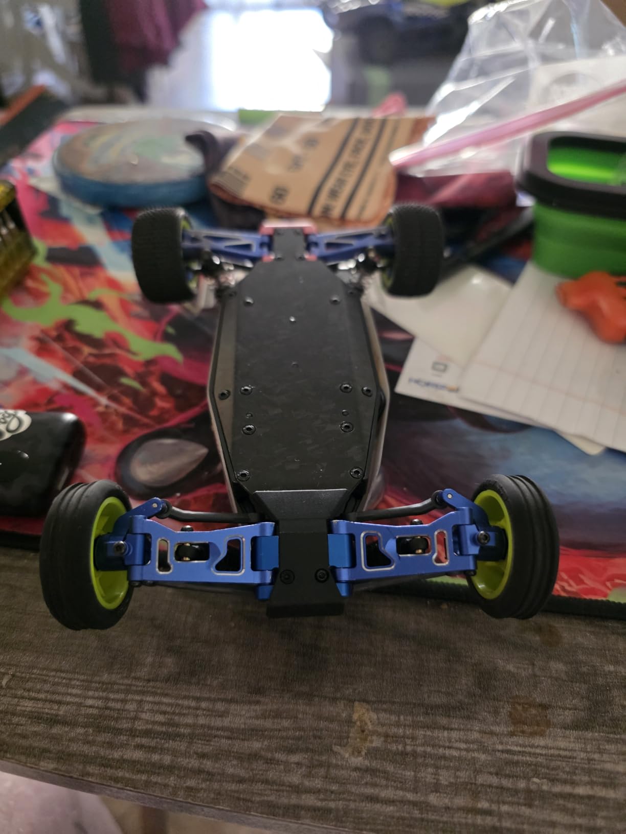 INJORA Forged Carbon Fiber Chassis for 1/24 Buggy Losi Micro-B Upgrade(8g) customer photo 1