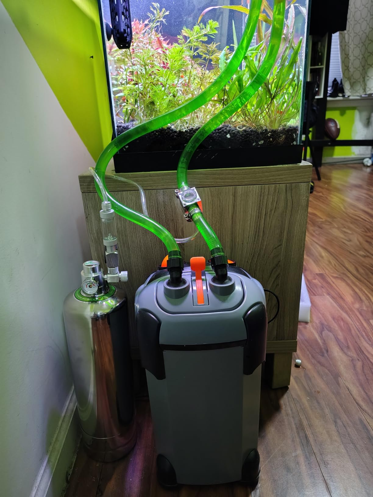 2L Aquarium CO2 Generator System, CO2 System Kit with Regulator and Needle Valve for Aquarium Plants Tanks customer photo 1