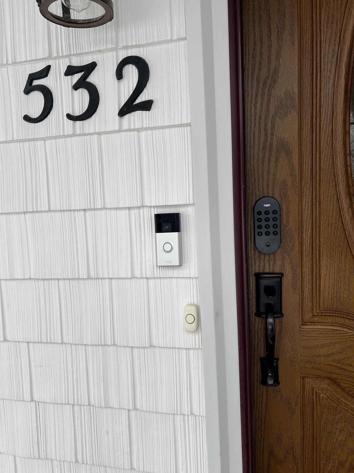 Tapo Smart Wi-Fi Deadbolt Door Lock, Keyless Tactile Buttons, DL100 customer photo 2