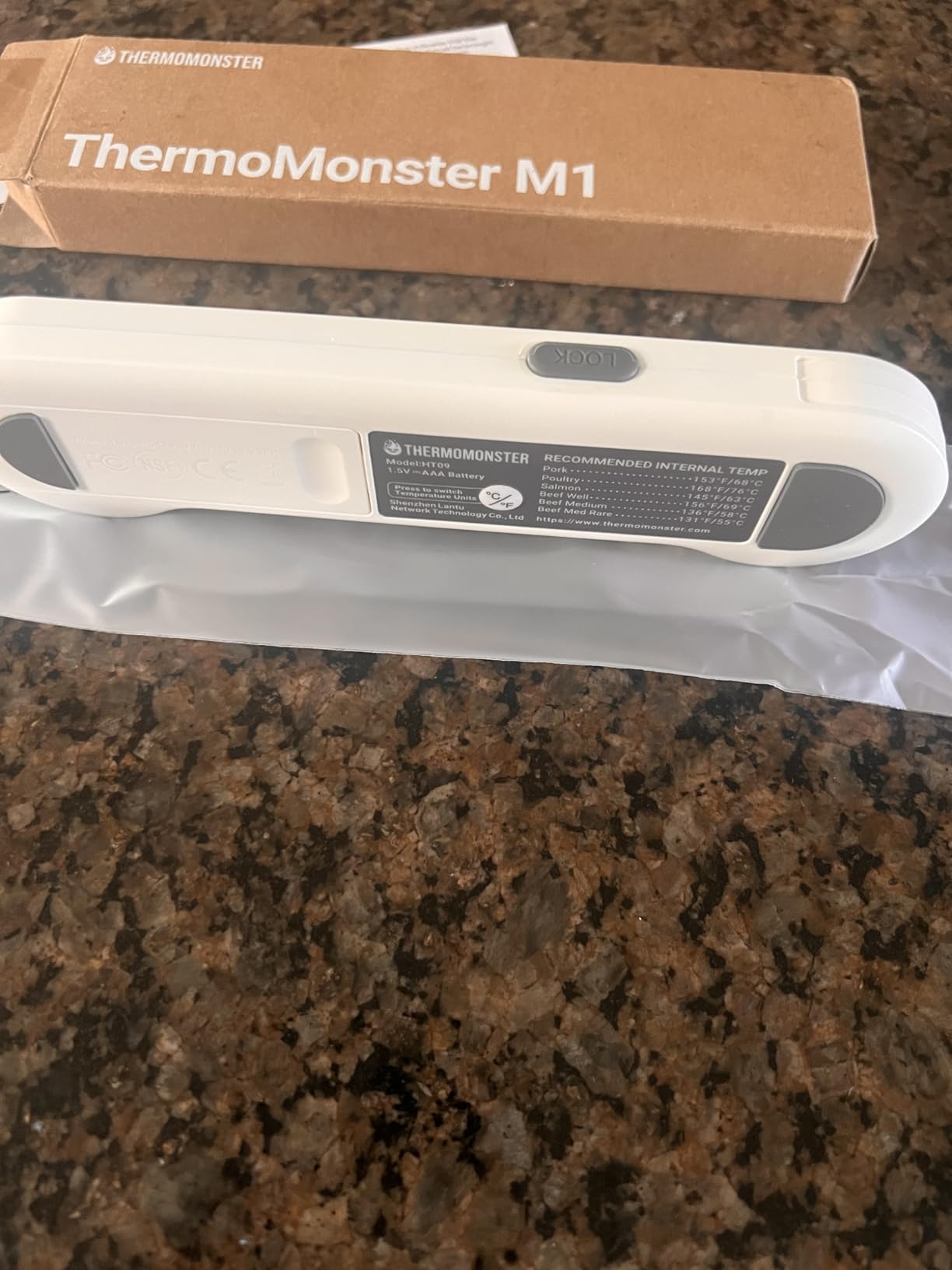 0.5 Sec Instant Read Meat Thermometer Digital for Cooking, Red customer photo 1