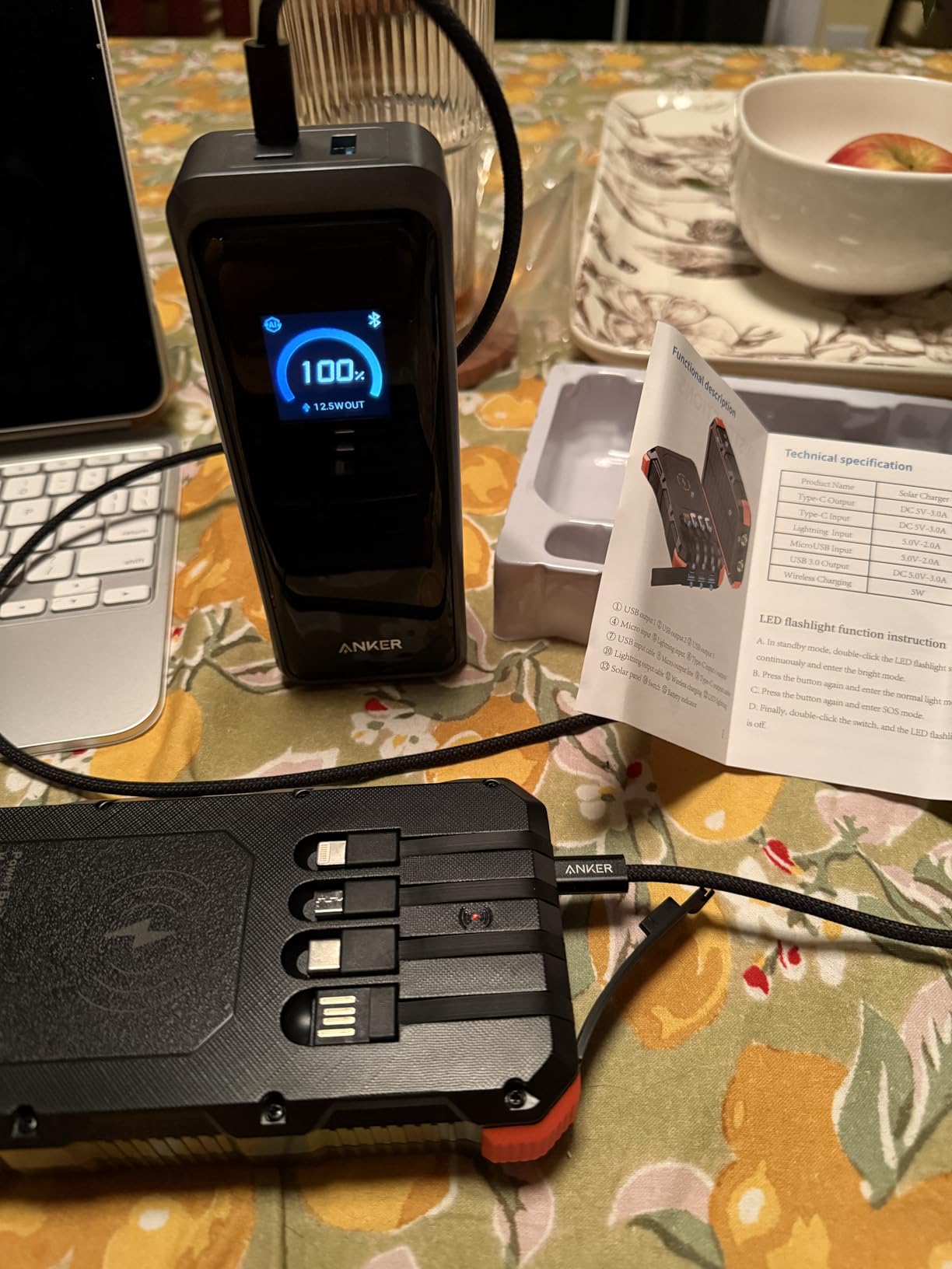 Anker Prime Power Bank, 26,250mAh 300W with Fast Charging Base | Powers Up to 6 Devices, Two-Way Charging, Flight-Safe, App Control, Ideal for Creators, MacBook, iPhone 17 Series, and More customer photo 1