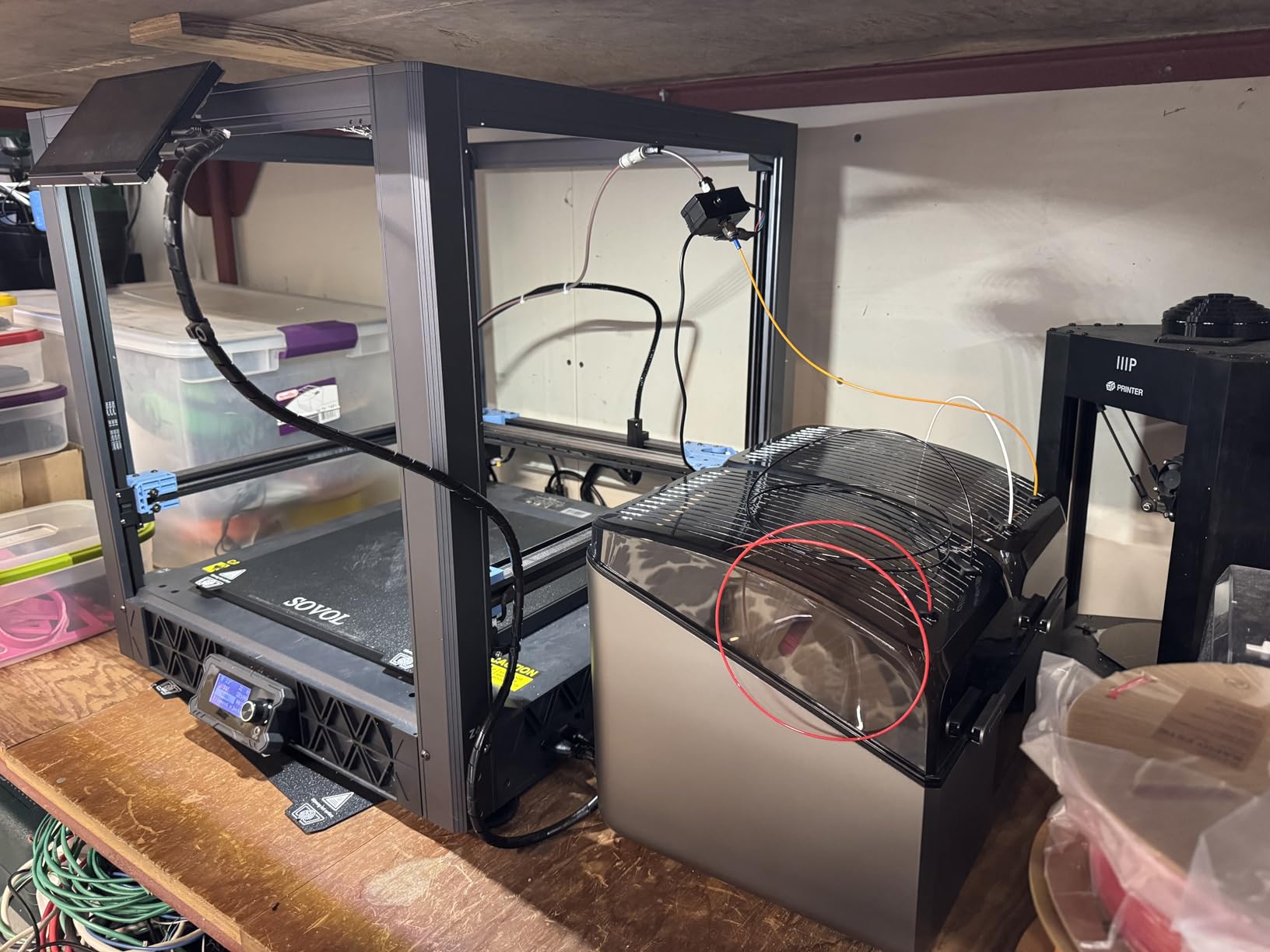 Official Creality Filament Dryer, Space Pi X4 Filament Storage Box, 85℃ Max Temperature, Dual Independent Heating Chambers, DB-05 customer photo 1