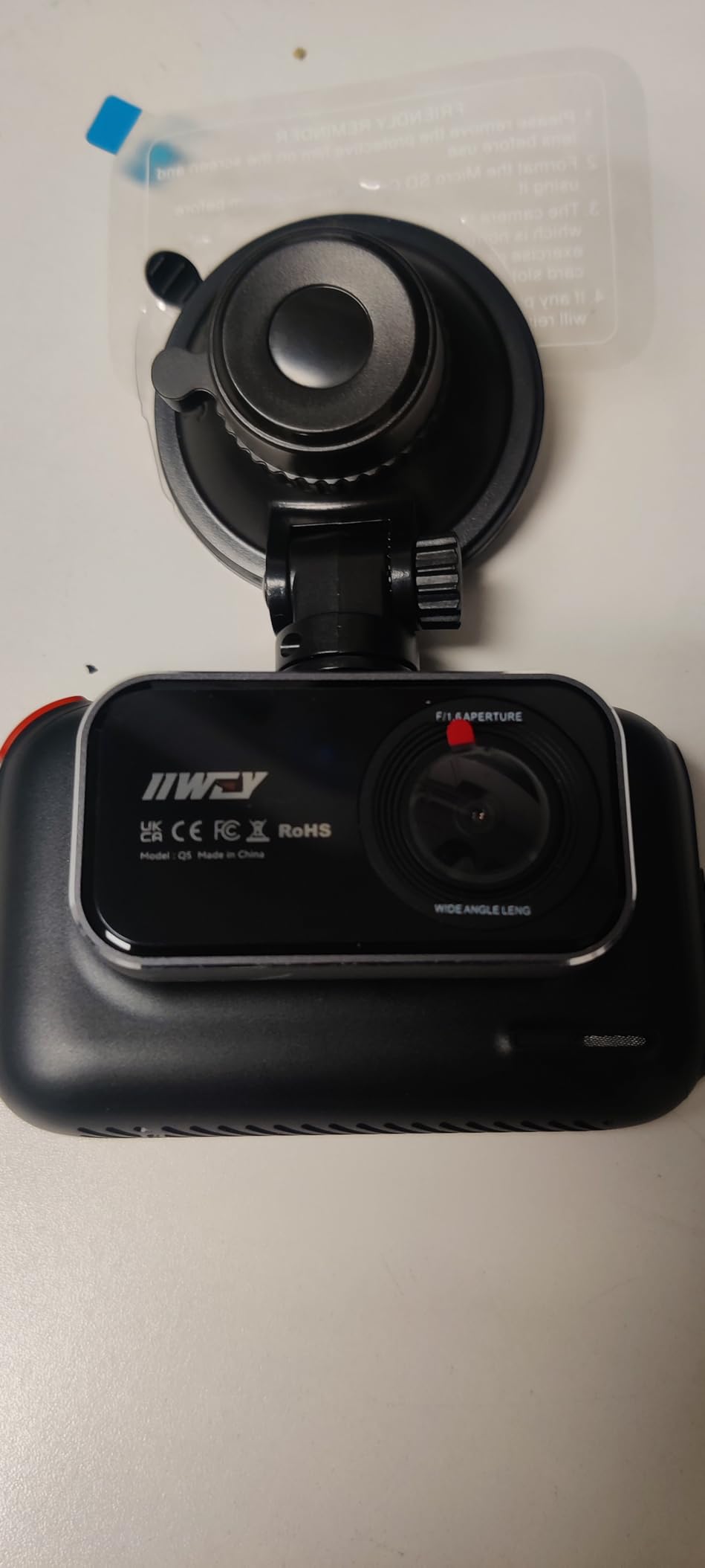 IIWEY 4K+4K Dash Cam Front and Rear, 5G Wi-Fi 64GB SD Card Included, STARVIS Dash Camera for Cars, 3 Inch IPS Screen, Dual Channel HDR Night Vision, 24H Parking Mode, 170° Widude Angle, G-Sensor customer photo 1