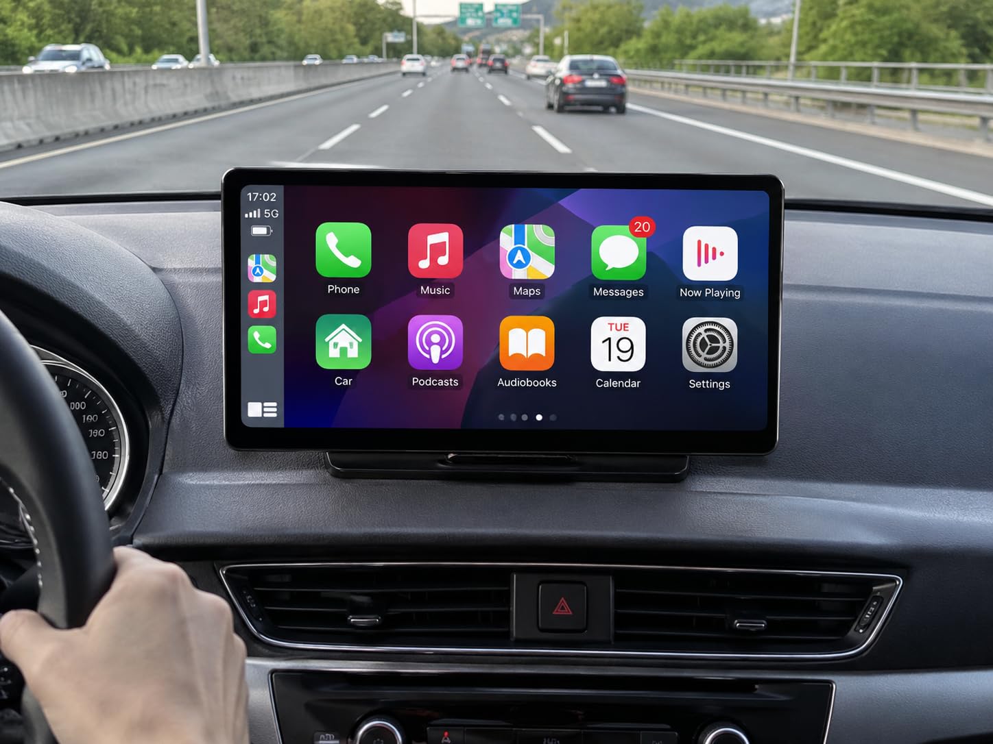 IIWEY iK11 11-Inch Wireless Apple CarPlay Screen, Android Auto, 4K Dash Cam customer photo 2