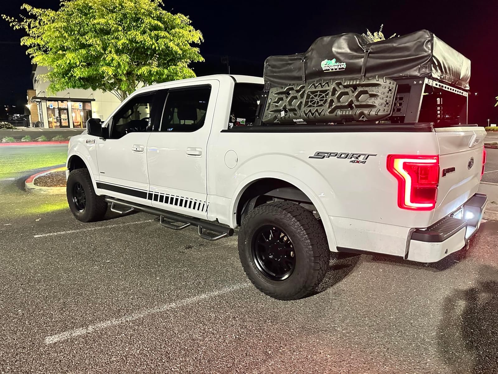 JOYTUTUS 18.8 Inch High Full Size Truck Bed Rack with Molle Panel | Overland Bed Racks for Trucks Compatible with F150 F250 F350 Silverado Sierra Ram, Truck Bed Rack for Roof Top Tent customer photo 2
