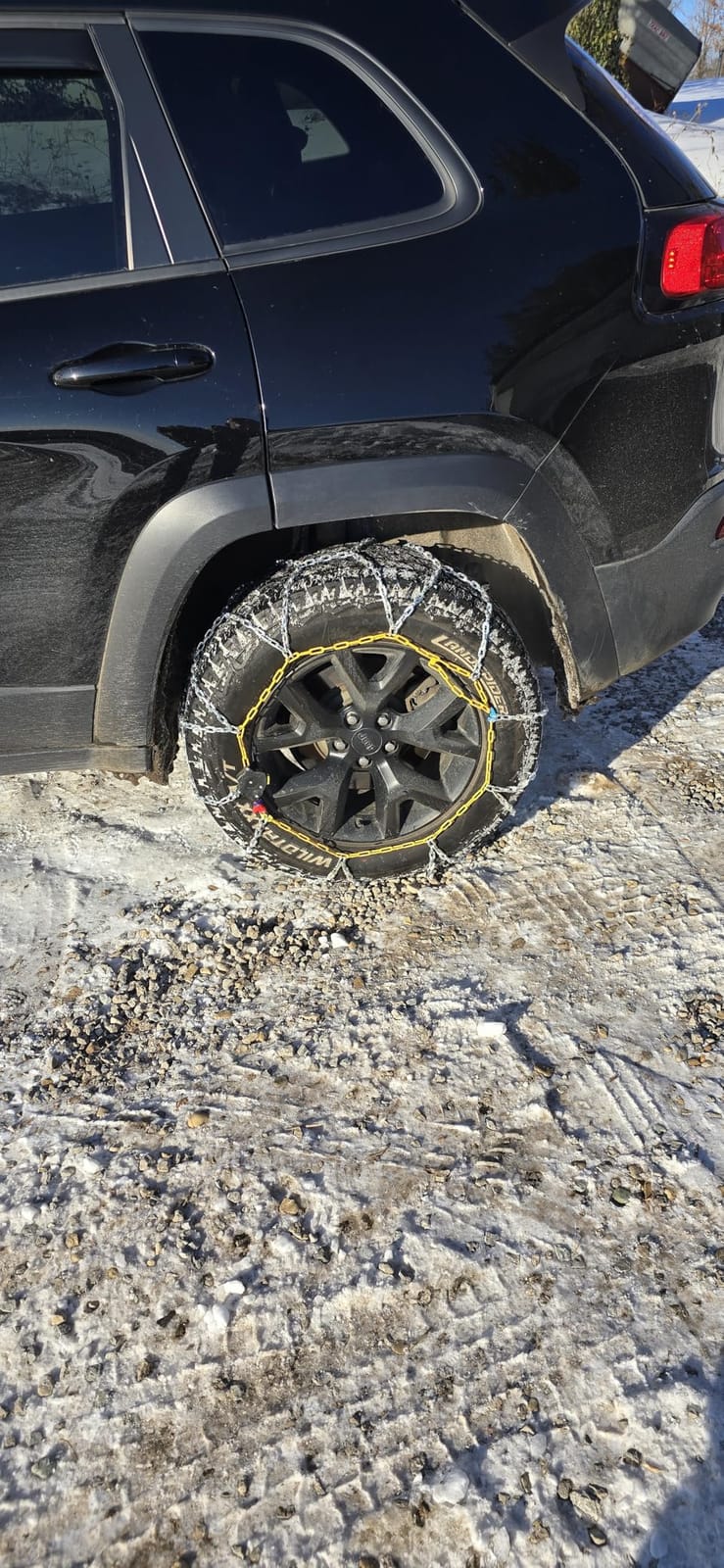 DEDC Auto Lock Y-type Snow Tire Chain for SUV Pickup truck 255 265 275 customer photo 1