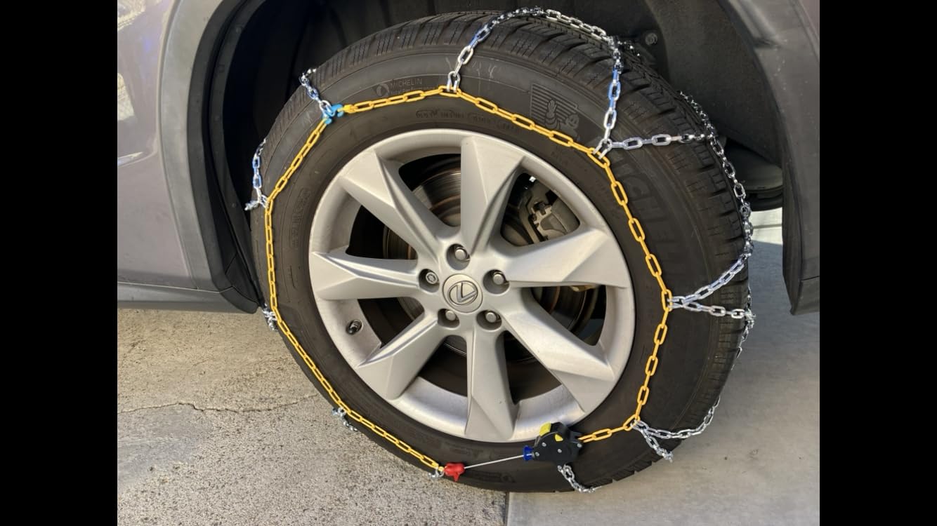DEDC Auto Lock Y-type Snow Tire Chain for SUV Pickup truck 255 265 275 customer photo 2