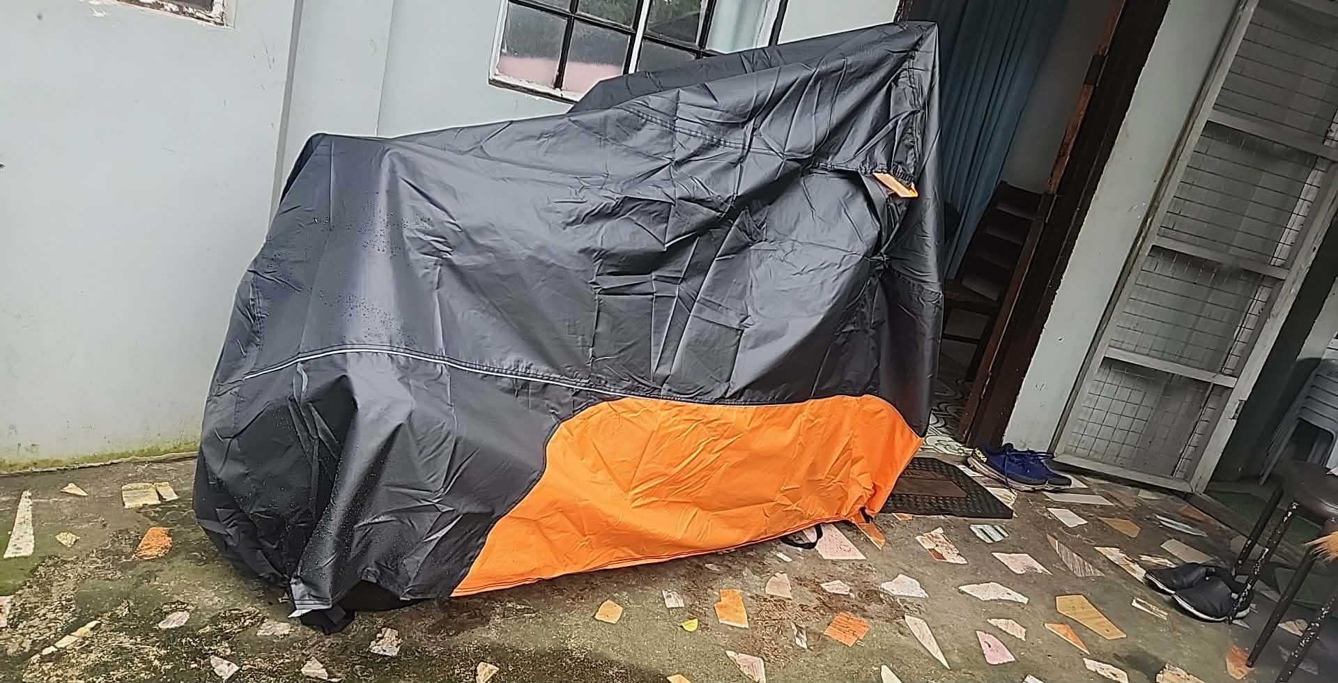 Favoto Motorcycle Cover for Harley Davidson Heavy Duty 420D Oxford | Touring Motorcycle Cover Waterproof Outdoor for Street Glide, Road Glide, Road King, Ultra Limited, CVO Fits up to 110