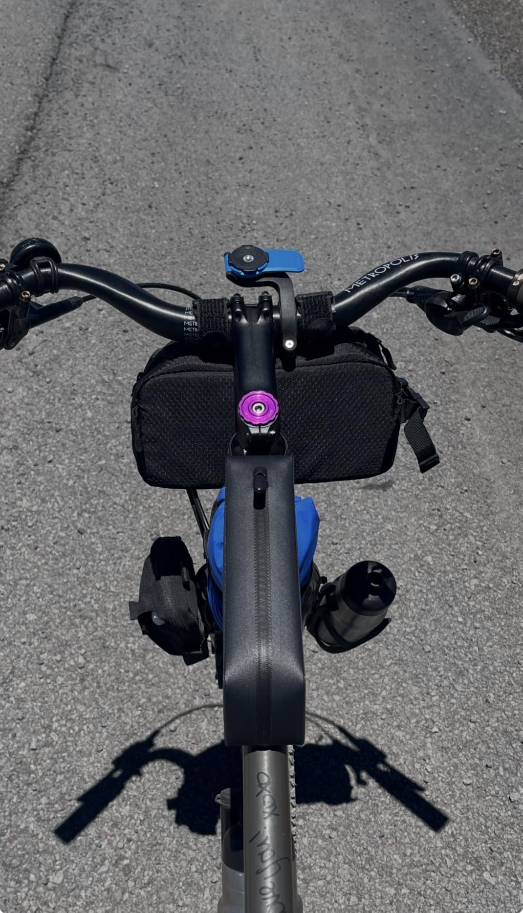 Quad Lock Out Front Handlebar Bicycle Phone Mount (V3) for iPhone, Galaxy, Pixel and Universal Adapters customer photo 2