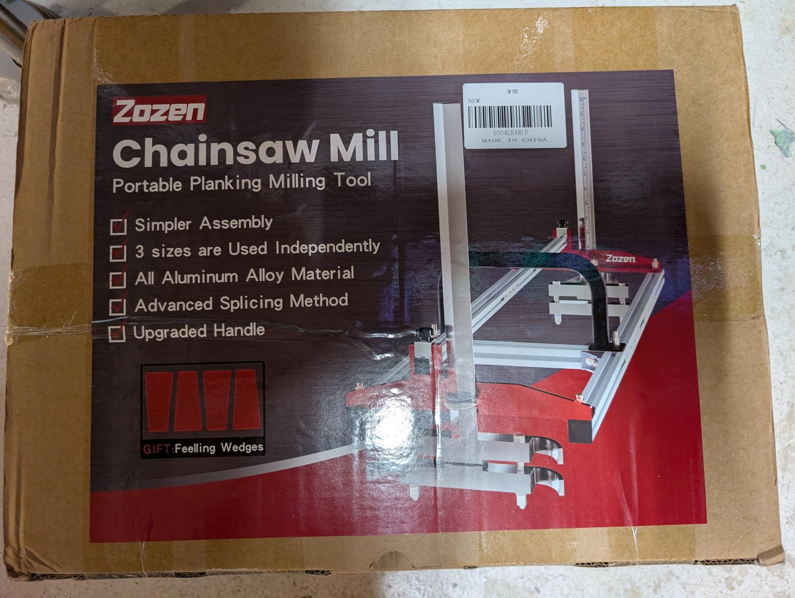 Zozen Chainsaw Mill, Upgraded Lock, 3 Adjustable Sizes for Independent Use customer photo 2