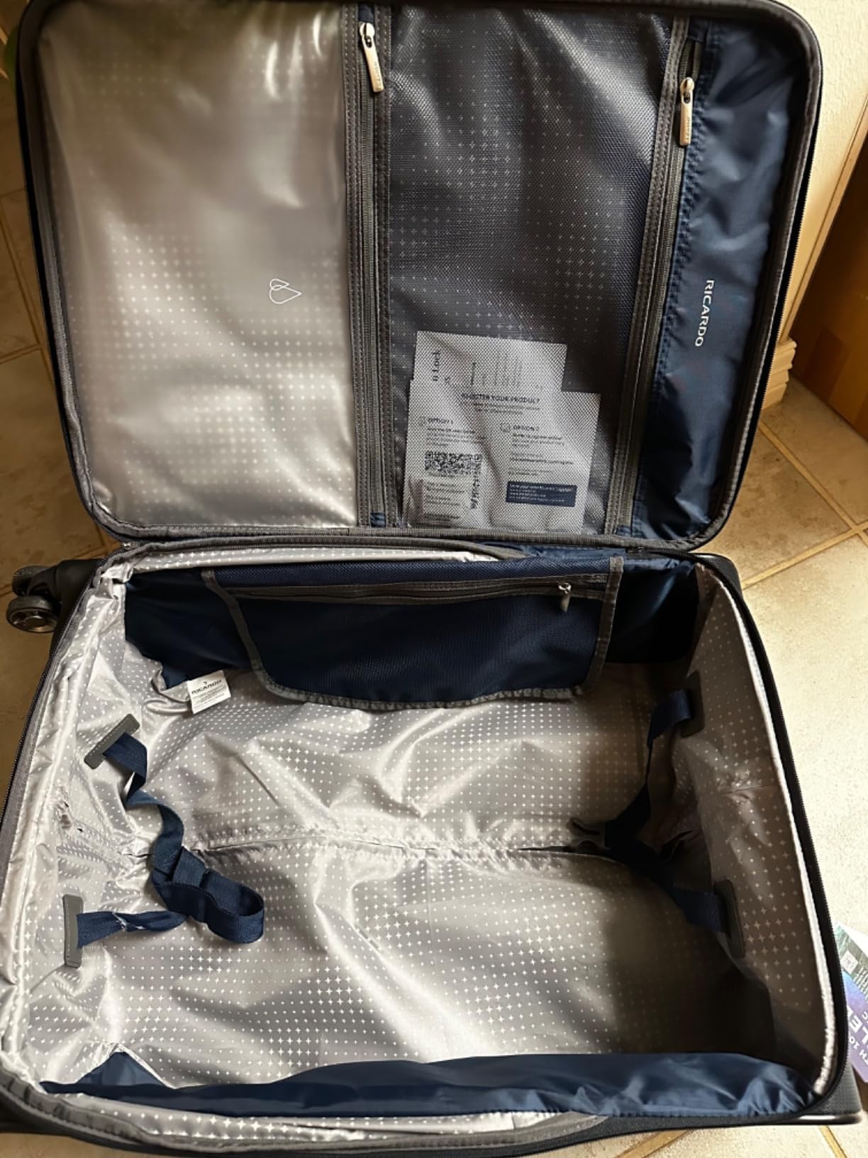 Ricardo Beverly Hills Avalon Softside 2-Piece Luggage Set Made with Sustainable 100% rPET, Lightweight, Eco-Friendly Travel, Expandable, Dual Spinner Wheels, Serengeti Night, (20