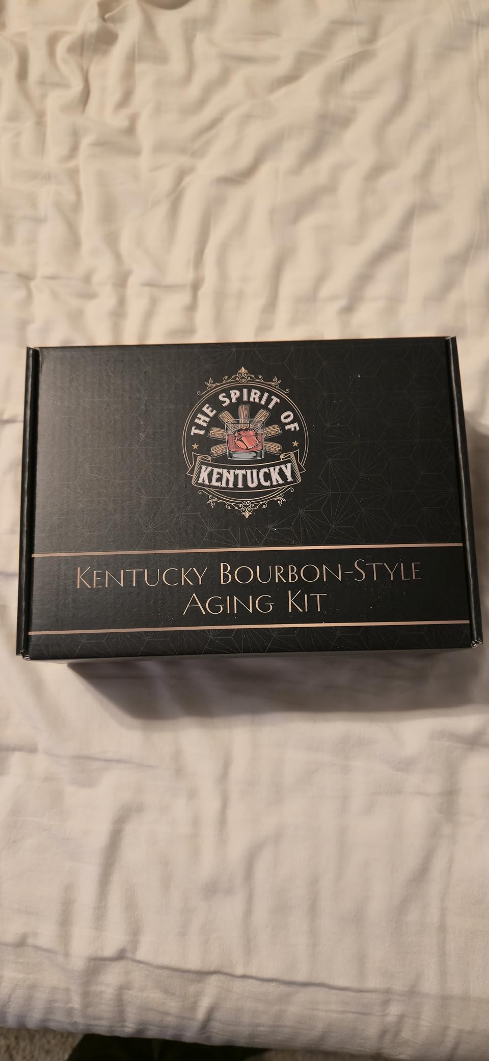Kentucky Bourbon-Style Whiskey Infusion Aging Kit - Charred White Oak Sticks Staves - Age Clear Spirits into Rich Barrel Flavor in Weeks - Gift for Dad, Father, Husband, Groomsmen customer photo 1