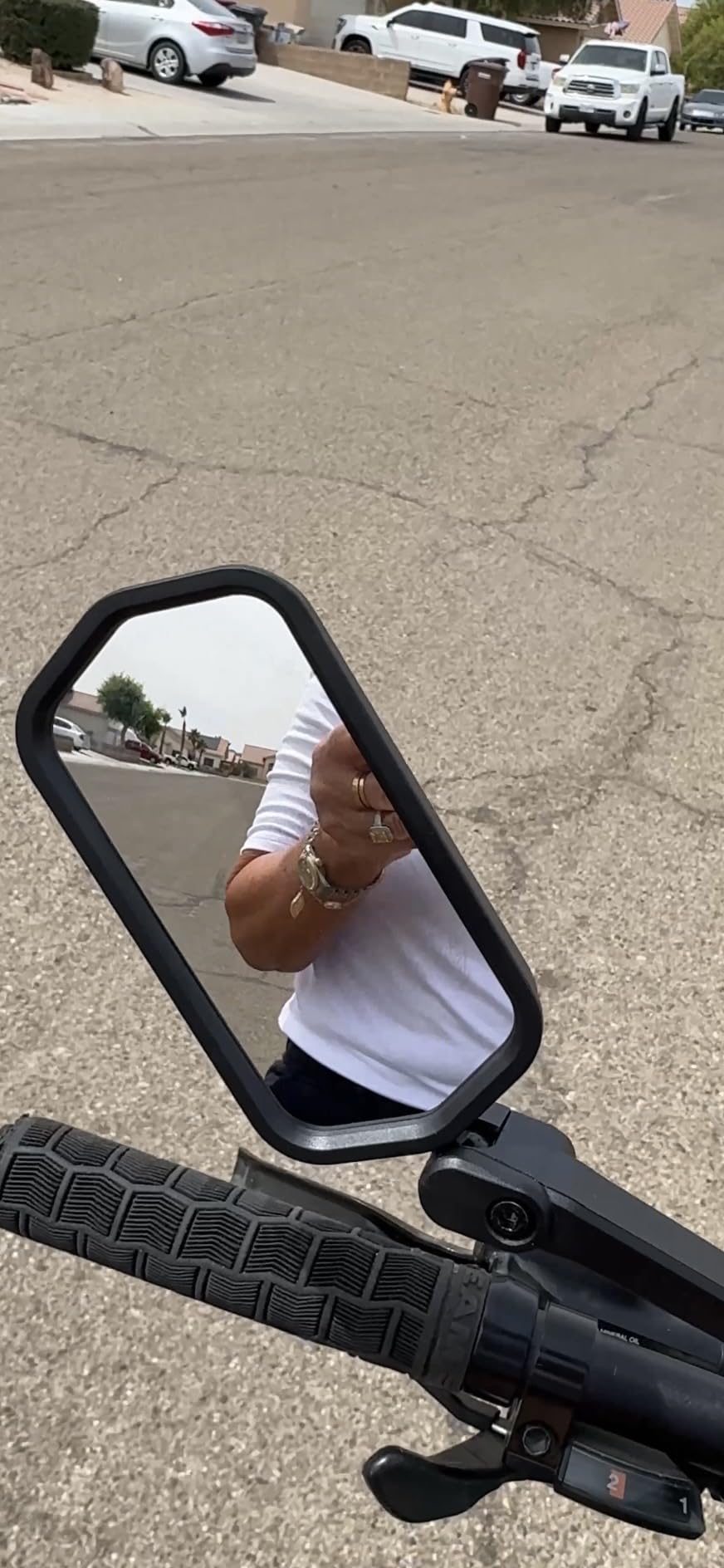 Nextcover Bike Mirror Handlebar Mount (Left) - HD Glass | Secure & Shake-Free Bicycle Rear View Mirror for EBikes, Mountain Bikes & Scooters - Wide Angle Safety, Bicycle Mirrors customer photo 2