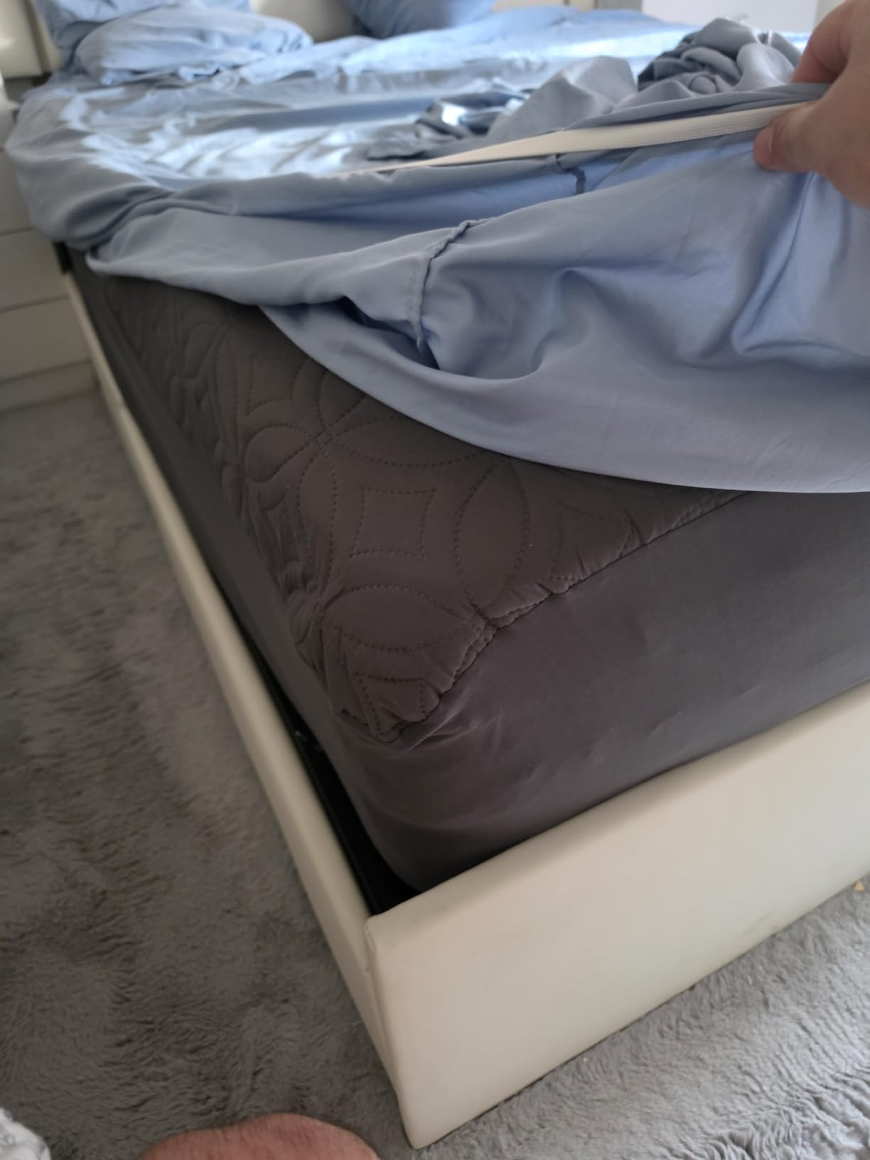 14 inch Medium Firm Mattress Queen, Hybrid Mattress with Back and Lumbar Hip Support, Fiberglass Free, 365 Nights Trial, 10 Years Warranty customer photo 1