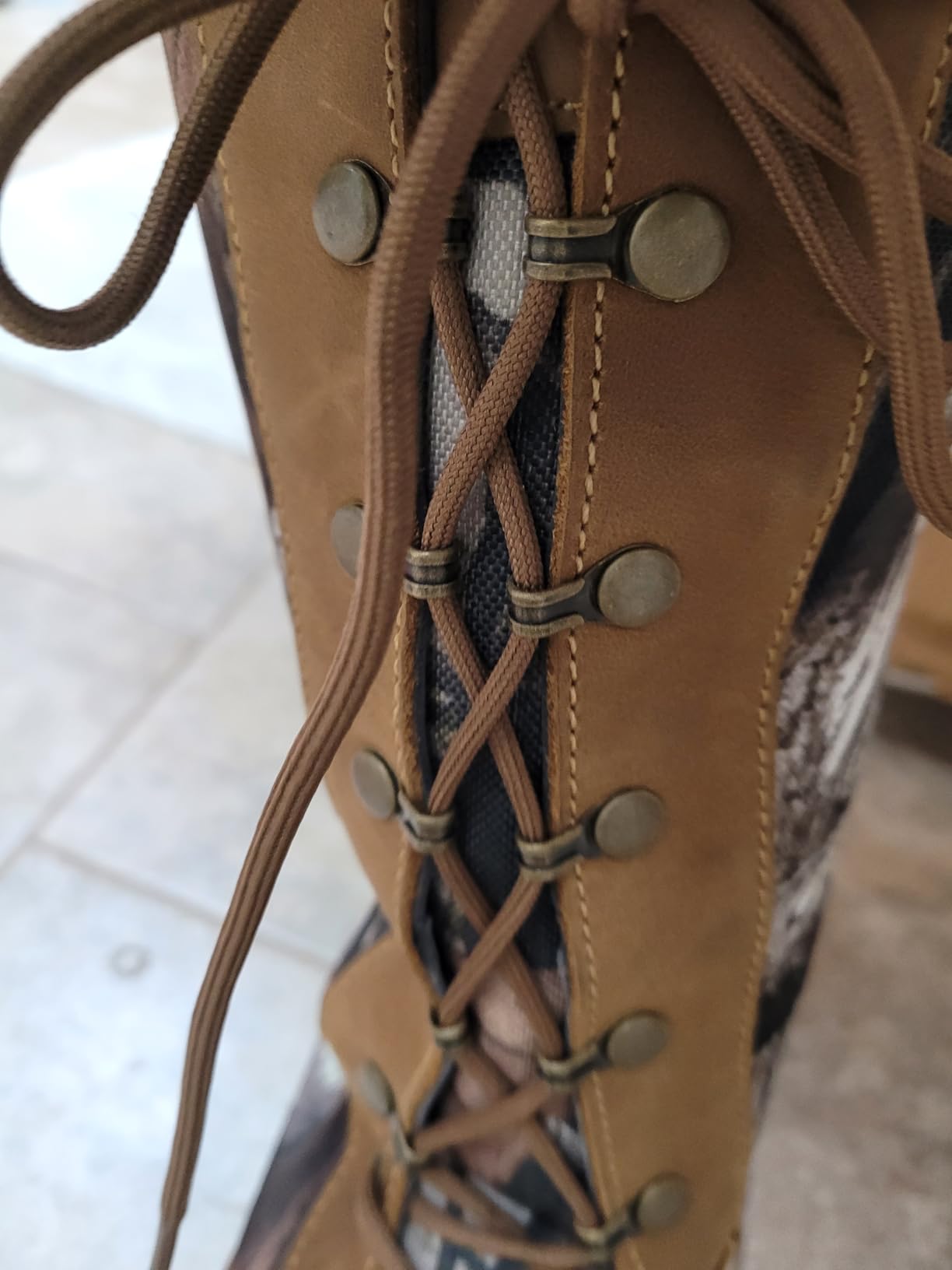 Hunthor Snake Proof Boots for Men, Waterproof 1000D Oxford Hunting Boots customer photo 1