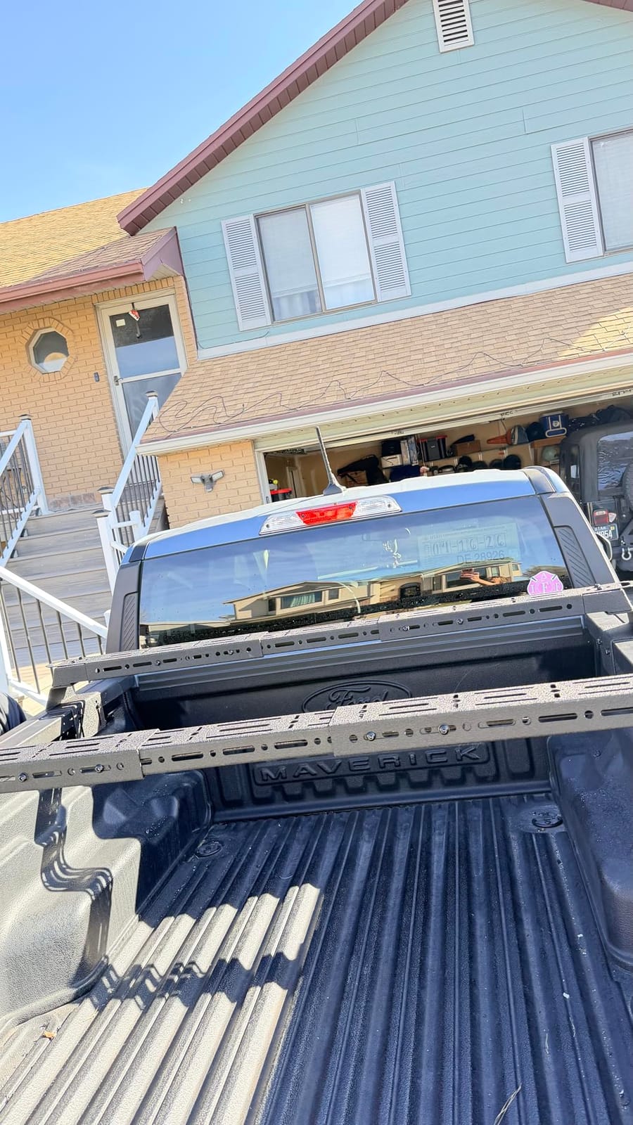 MONOKING Full-Size Truck Bed Rack Adjustable Universal for F150 F250 Raptor Lightning Silverado/GMC Sierra/Dodge Ram 1500 2500 3500 Tundra Titan Heavy Duty Cargo Racks for Rooftop Tent Camping Gear customer photo 2