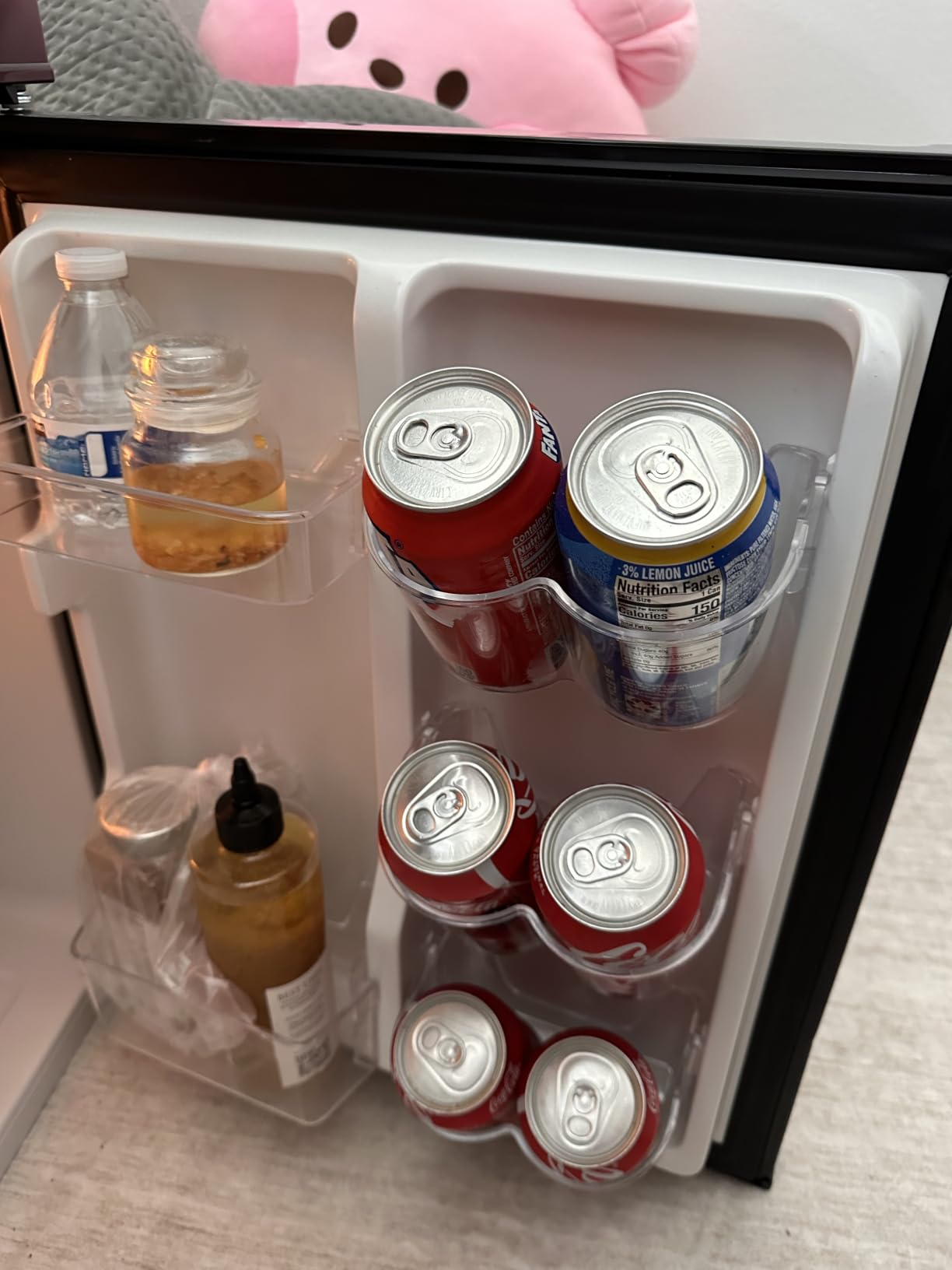 3.2 Cu Ft Mini Fridge with Freezer, Double Door Upright Freezer customer photo 1