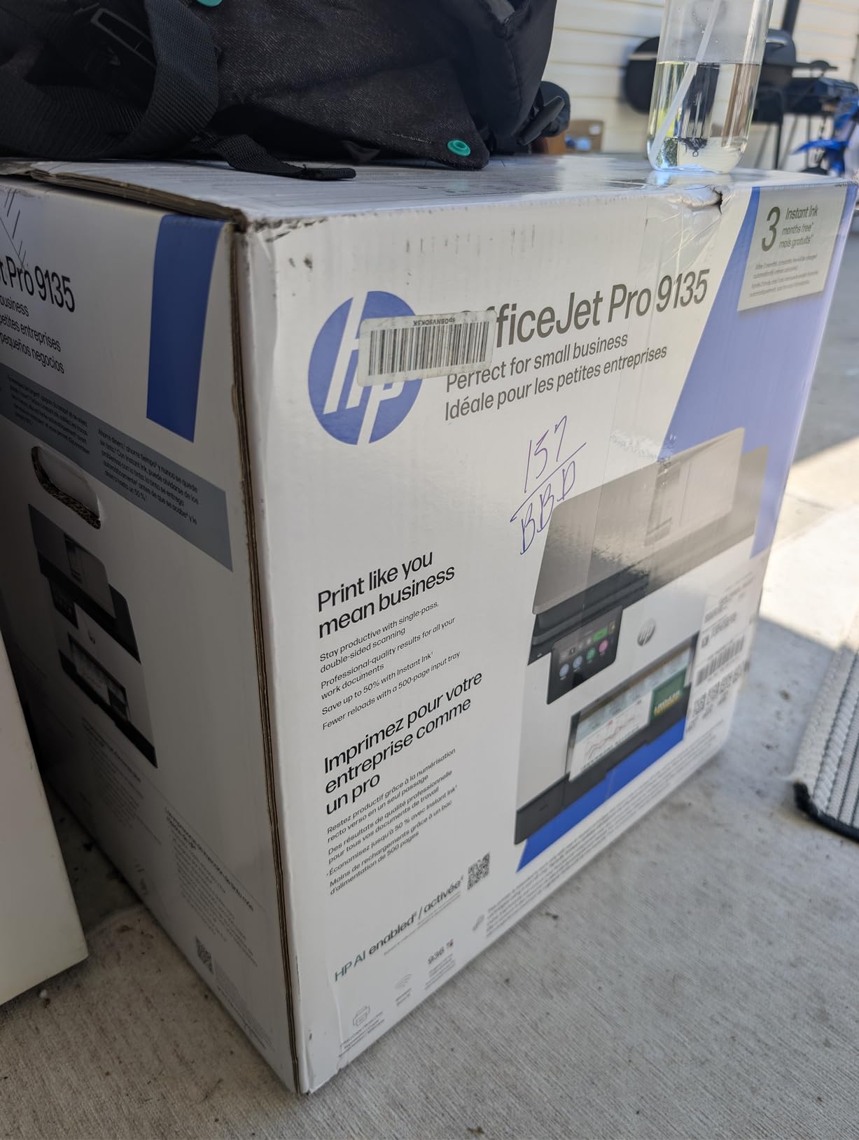 HP OfficeJet Pro 9135 Wireless All-in-One Color Inkjet Printer, Print, Scan, Copy, Fax, ADF, Duplex Print/scan, Best-for-Office, 3 Month Trial of Instant Ink Included, AI-Capable (C2WM0A) customer photo 1