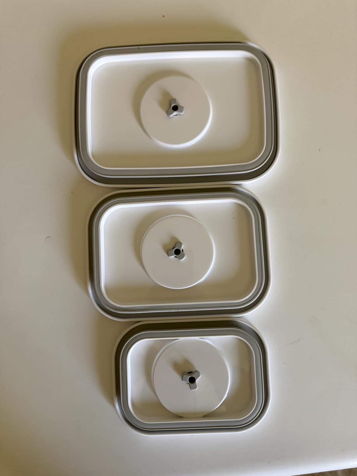 URPOWER Glass Vacuum Seal Containers for Food Storage, 3PCS Set with Lids | 3PCS(16/27/47 fl oz), Airtight Food Storage Containers Stackable for Leftovers, Meal Prep, Refrigerator, Freezer and Pantry customer photo 2