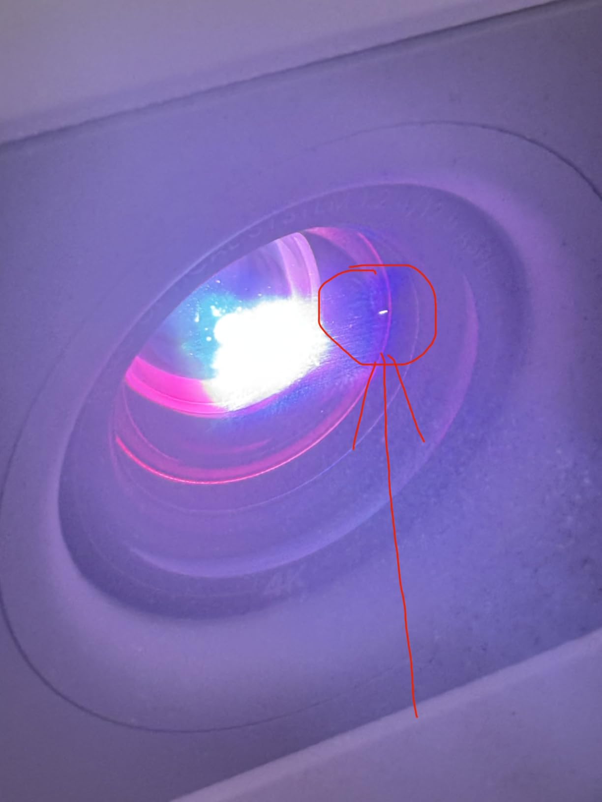 JMGO N1S 4K Upgrade Triple Laser Projector, 1700 ISO Lumens, Google TV customer photo 2