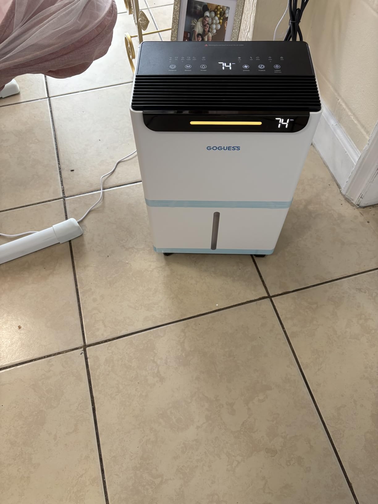 1600 Sq.Ft Compressor Dehumidifier for Basement, Max 21 Pint/Day | Dehumidifier with Drain Hose for Home RV Garage Large Room, Timer Humidity Control customer photo 2