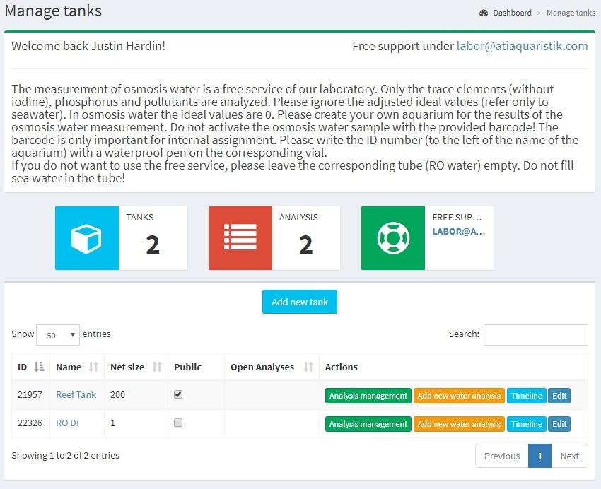 ATI ICP Lab Analysis Pro for Reef Aquariums - Advanced Water Testing with RO Water Analysis - Nitrate, KH & Fluoride - 1 Test Kit customer photo 1