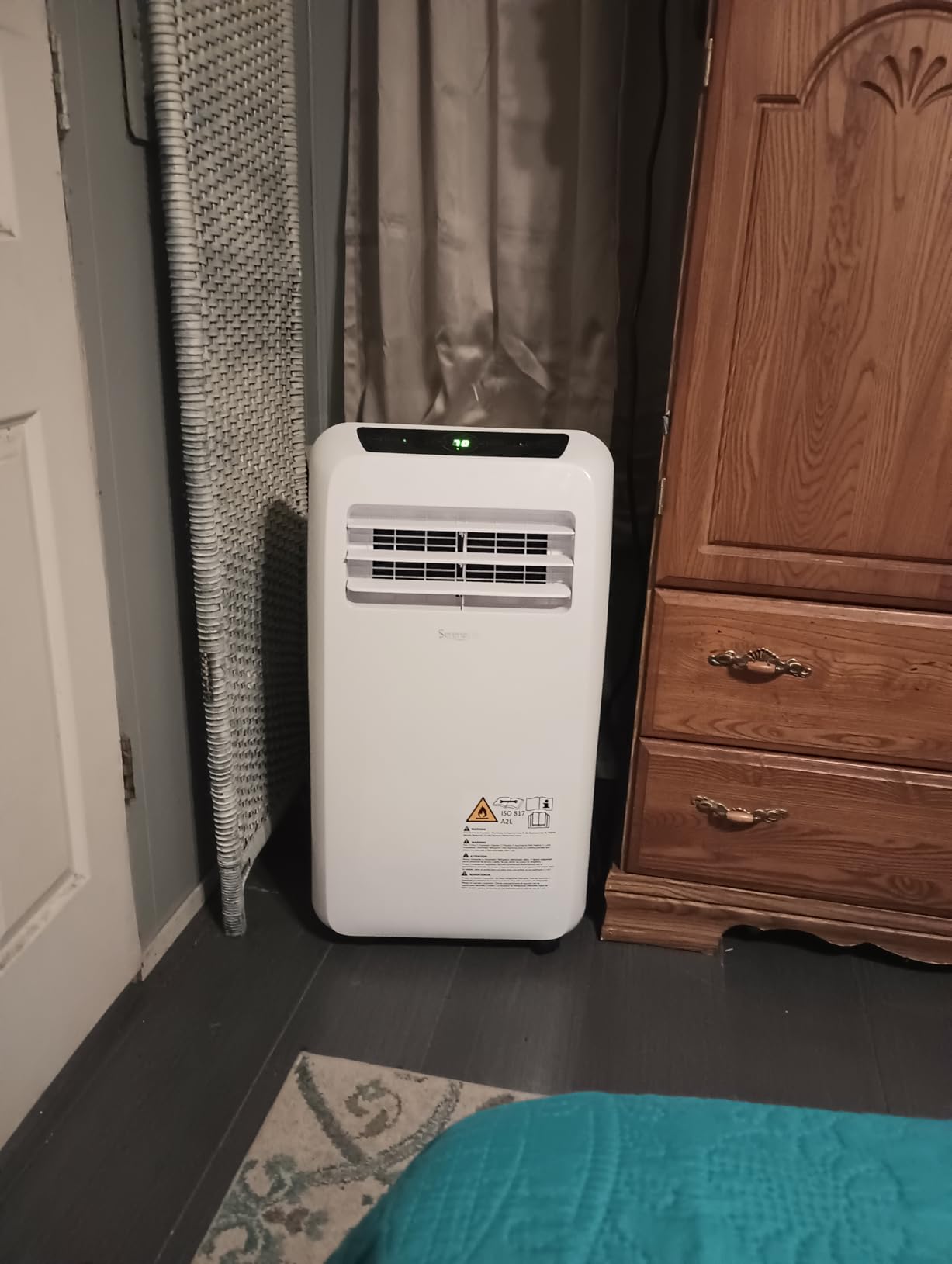 SereneLife Portable Air Conditioner 8000 BTU With WIFI | 3-in-1 Cooling, Fan and Dehumidifier | 24-H Timer up to 350 sq ft Coverage | AC Unit for Bedroom, Home & Office | Window Kit & Remote customer photo 1