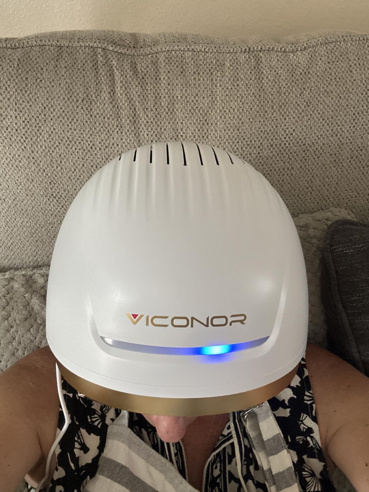 Hair Growth System: Red Light Therapy for Hair Growth Laser Cap - FDA Cleared Laser Therapy Device; Low Level Laser Therapy (LLLT) Device for Home Use, Hands-Free Portable Design customer photo 2