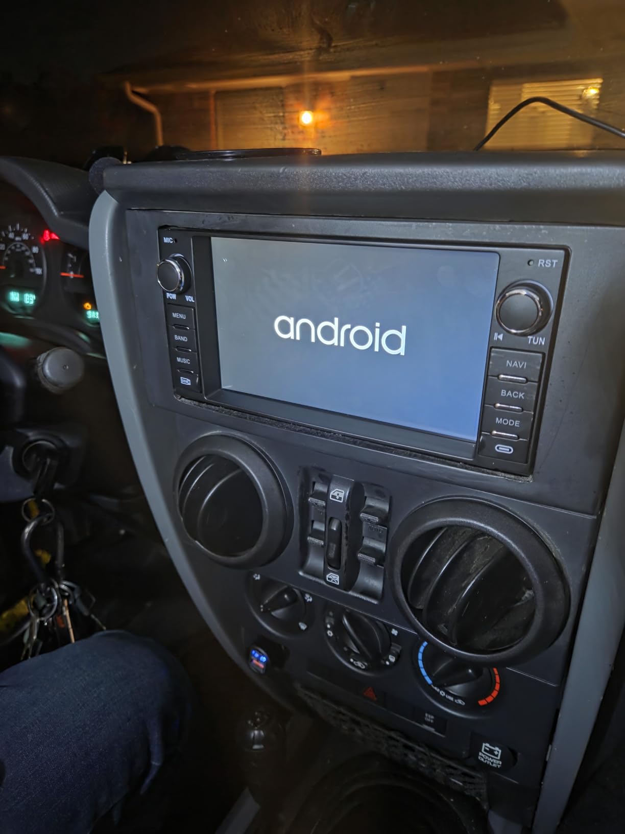 Junsun Car Radio Stereo for Jeep Wrangler JK 2007-2018 Dodge Ram 1500 2008-2012, 7 Inch Touch Screen CarPlay Android Auto Bluetooth GPS WiFi FM with Backup Camera customer photo 2