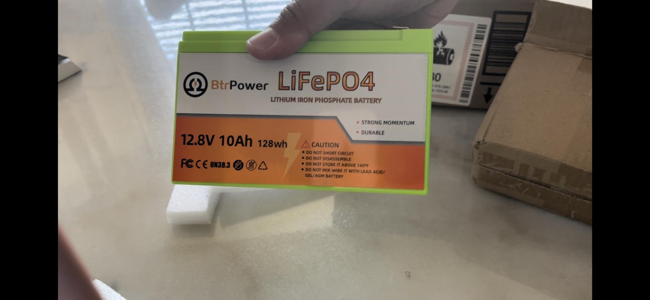 12V 50Ah Trolling Motor LiFePO4 Battery,5000+ Deep Cycle lithium Battery customer photo 1