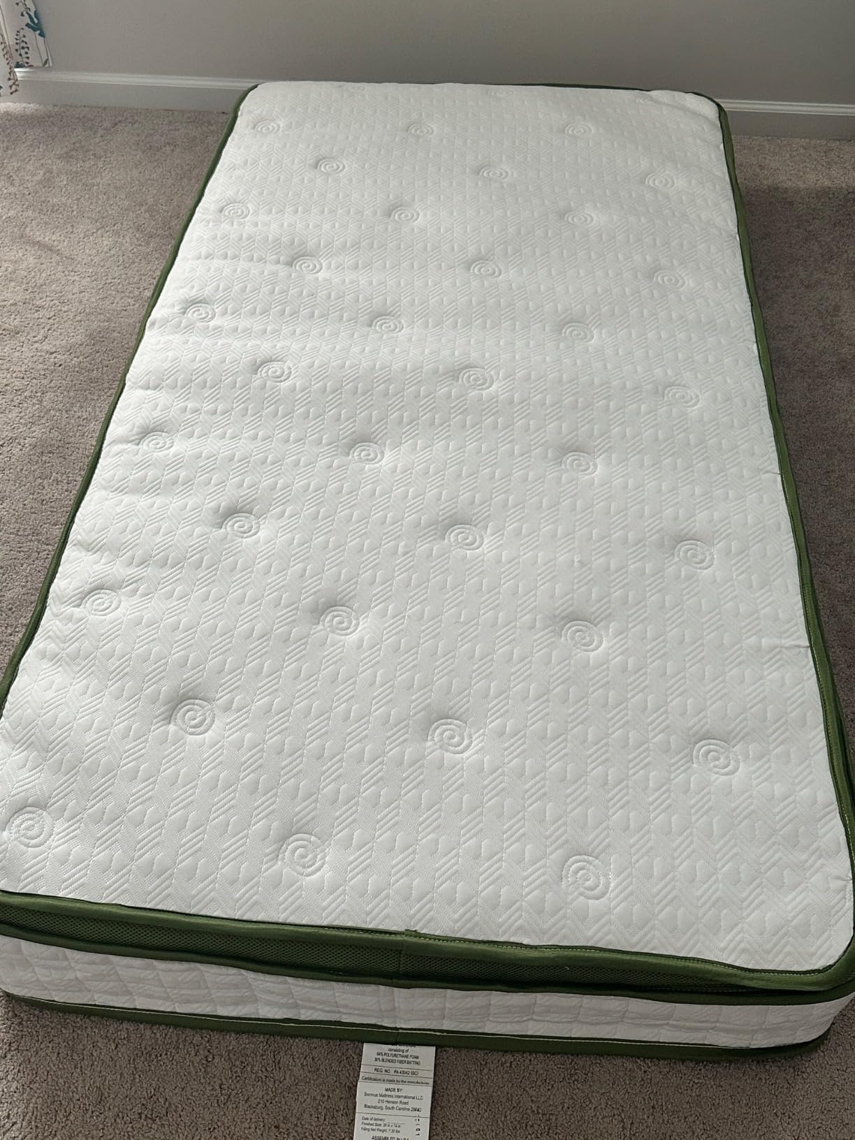 BedStory 14 Inch Medium Firm Queen Mattress, Luxury Hybrid Mattress in a Box for Zoned Support and Pressure Relief, Cooling Hotel Collection Deep Sleep Mattresses, 365 Nights Trial, 10-Year Warranty customer photo 1