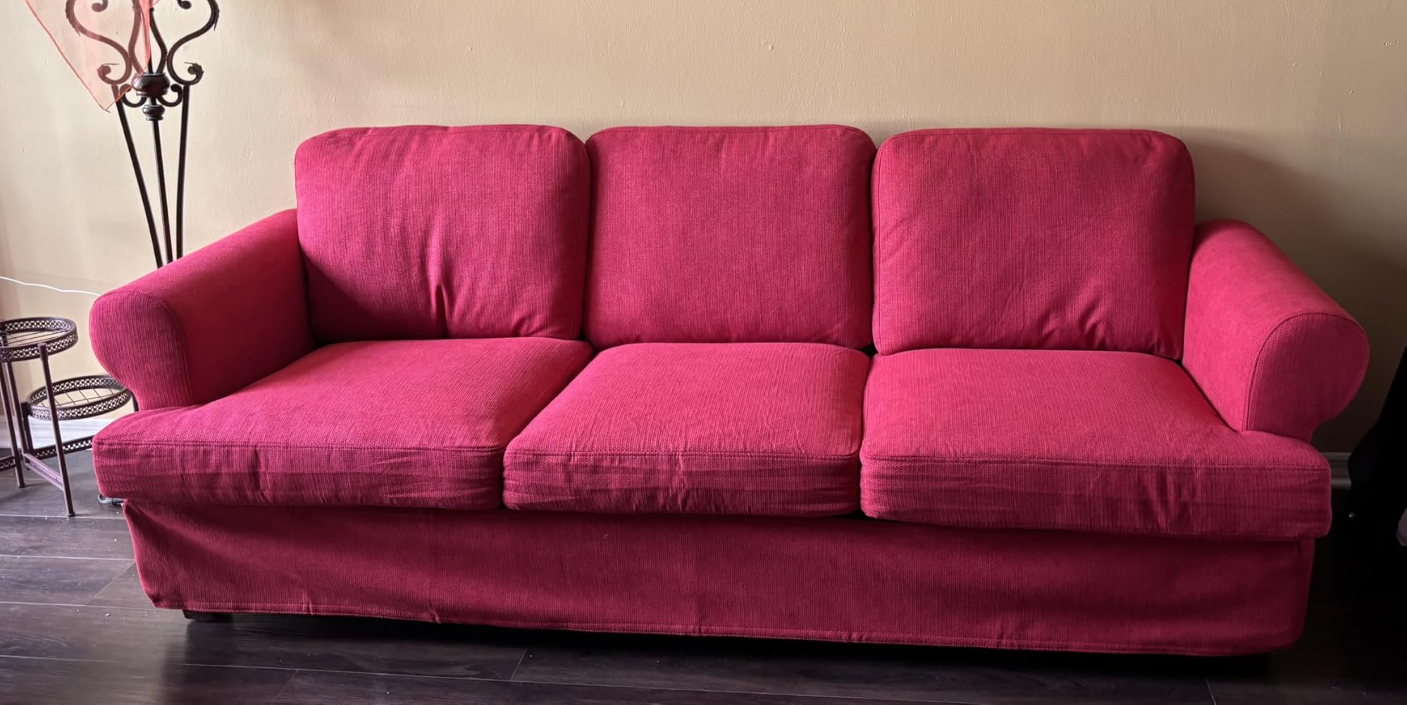 COPIAE 91 Inch Lawson Sofa with Extra Deep Seats Oversize, Water-Resistant Mid-Century 3-Seat Sofa Couch, Chenille Green customer photo 1