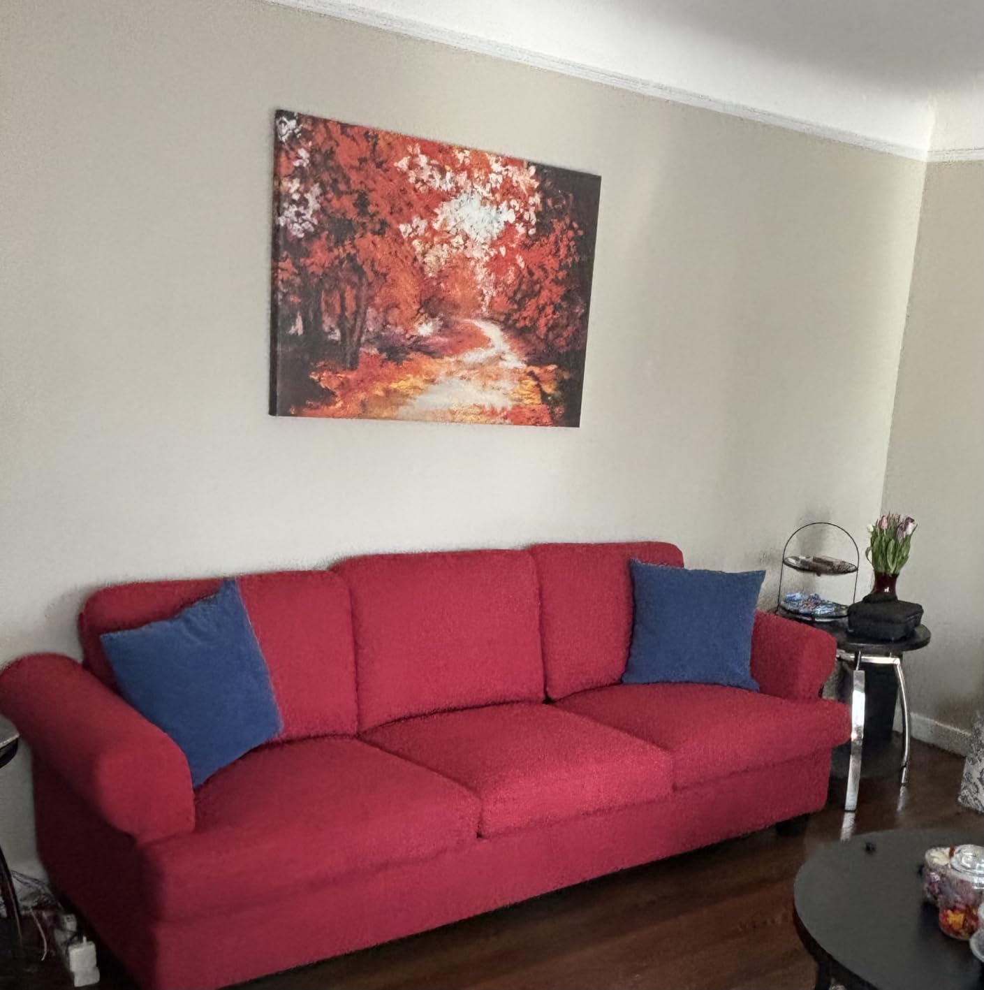 COPIAE 91 Inch Lawson Sofa with Extra Deep Seats Oversize, Water-Resistant Mid-Century 3-Seat Sofa Couch, Chenille Green customer photo 2