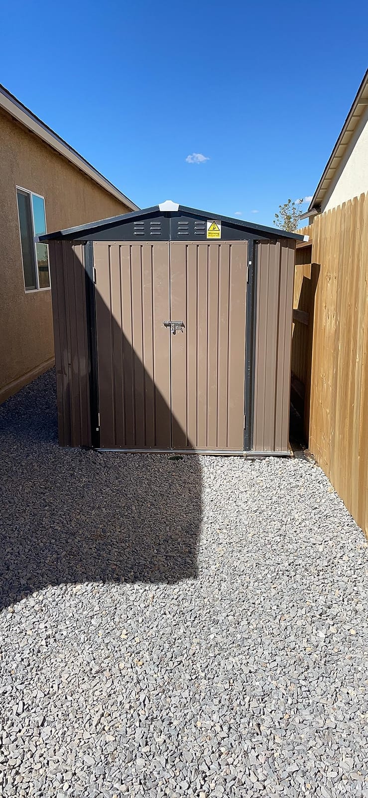 UDPATIO Outdoor Storage Shed 5x3 FT, Resin Garden Shed with Floor,Dark Grey customer photo 2