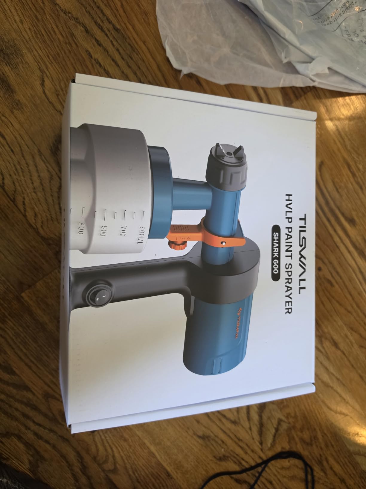 Tilswall Paint Sprayer, Shark 600 Ultra-Light HVLP Electric Spray Paint Gun customer photo 2